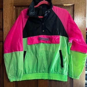 Colorful windbreaker | size large |